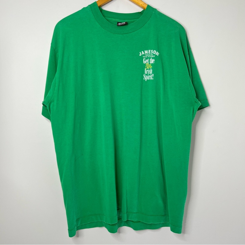 Vintage Jameson Irish Whisky Single Stitch Faded Screen Stars Best Tee T-Shirt